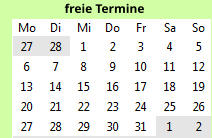 freie Termine